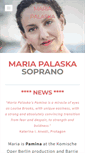 Mobile Screenshot of mariapalaska.com