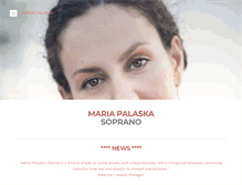 Tablet Screenshot of mariapalaska.com